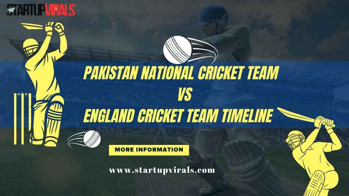 Pakistan National Cricket Team vs England Cricket Team Timeline